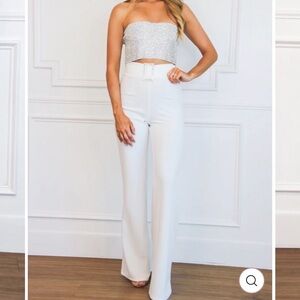 Bachelorette White pants with Top